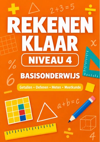 Omslag van Rekenen Klaar - niveau 4