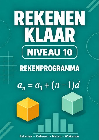 Omslag van Rekenen Klaar - niveau 10