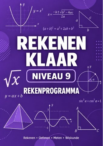Omslag van Rekenen Klaar - niveau 9