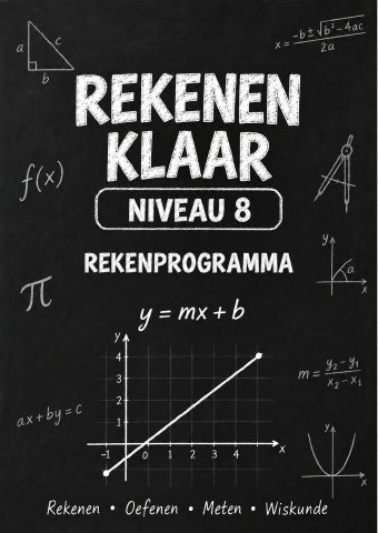 Omslag van Rekenen Klaar - niveau 8