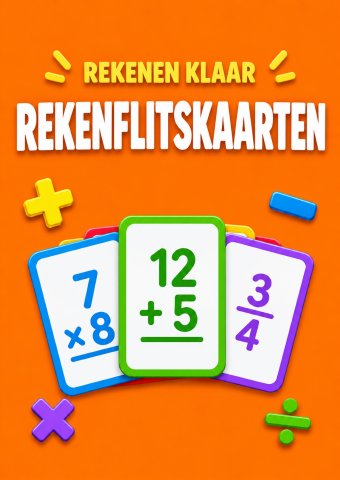 Omslag van Rekenflitskaarten