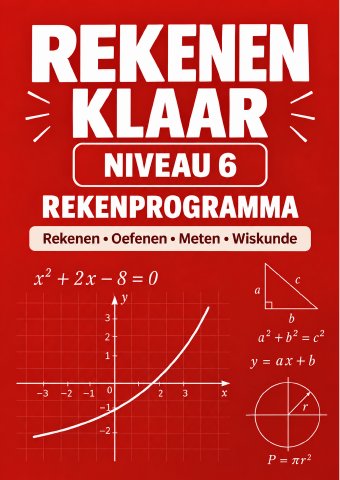 Omslag van Rekenen Klaar - niveau 6