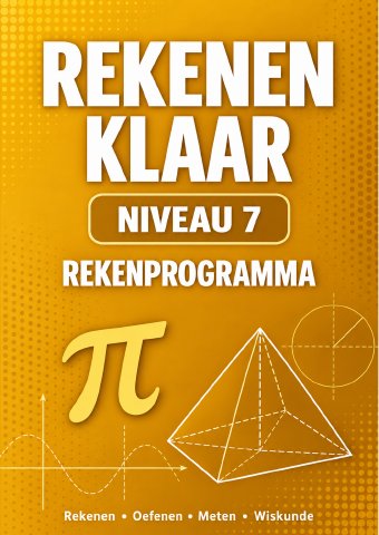 Omslag van Rekenen Klaar - niveau 7